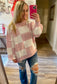 Pink Check Sweater