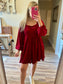 Velvet Babydoll Dress