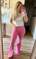 Pretty in Pink Bell Bottoms