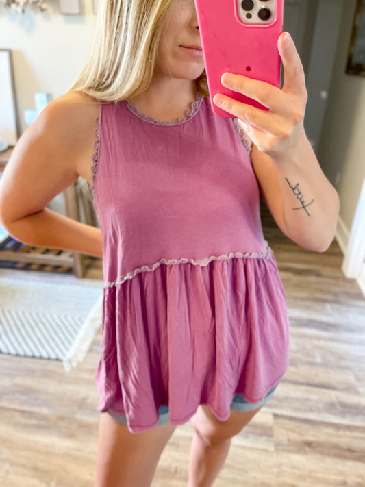 Plum Pretty Tank