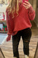 Red Knit Sweater