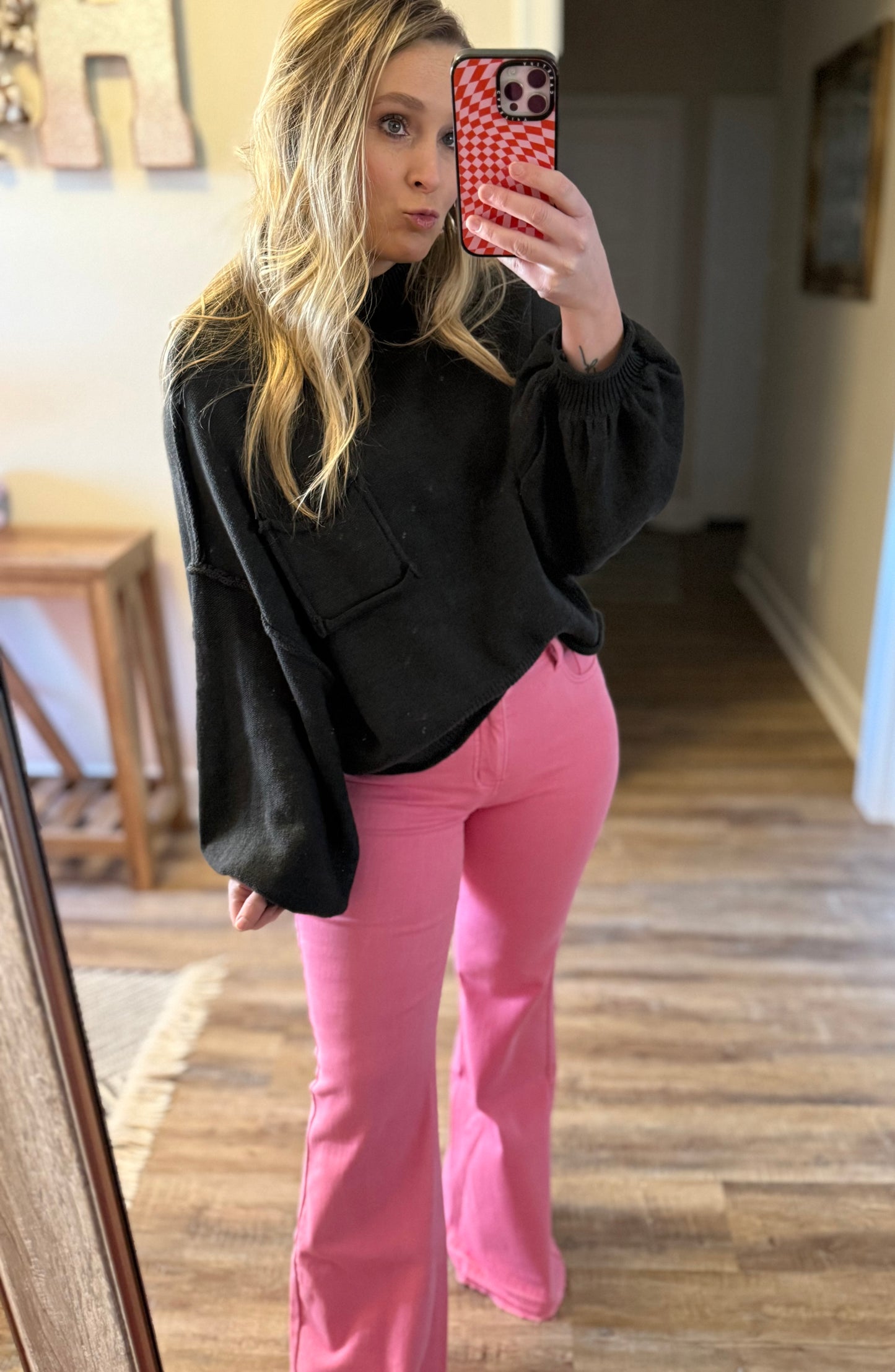 Pretty in Pink Bell Bottoms
