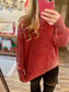 Red Knit Sweater