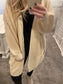 Cream Oversized Pocket Cardigan