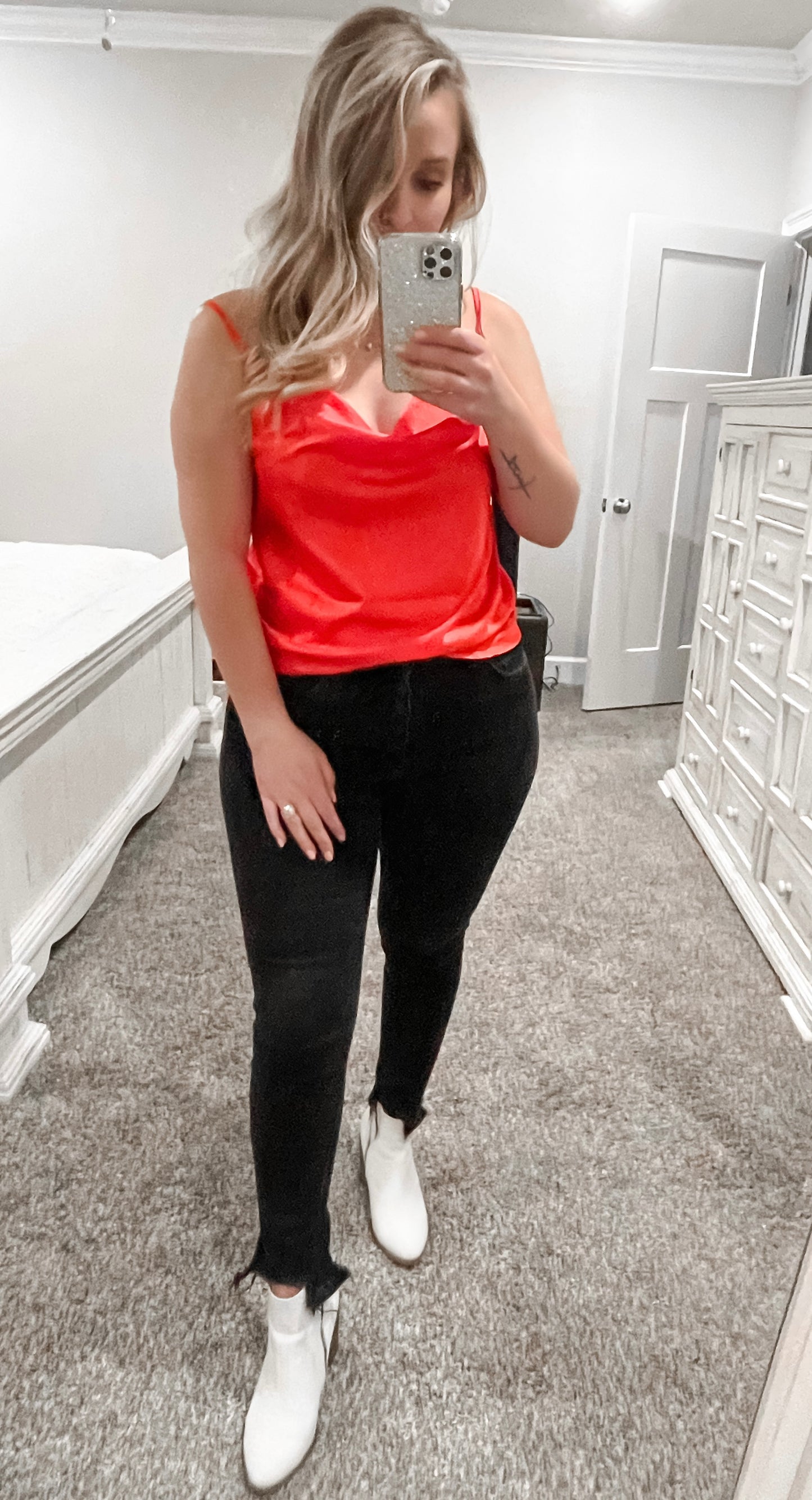 Lovely Red Cami Tank