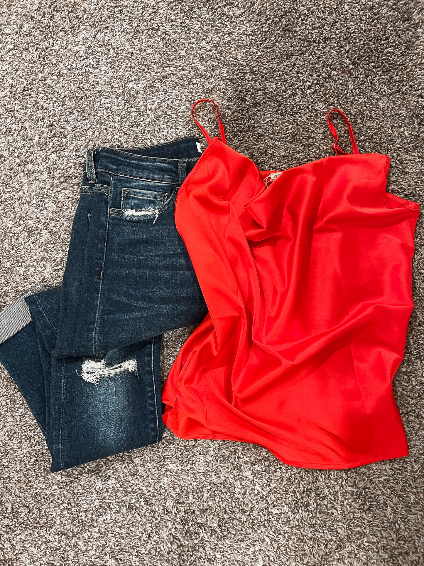 Lovely Red Cami Tank