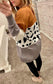 Grey and Brown Leopard Cardigan